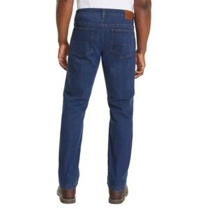 Kirkland Signature comfort stretch Men's Dark Blue Straight Jeans